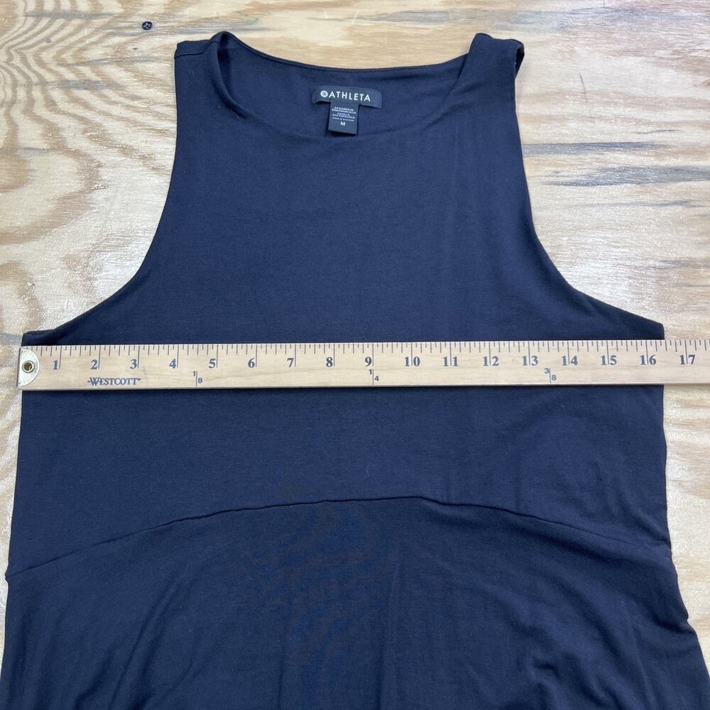Athleta Santorini Dress Thera High Neck Black Lightweight Women Size Medium - Picture 12 of 14